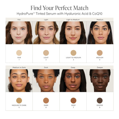 HydroPure™ Tinted Serum Με Υαλουρονικό Οξύ & CoQ10