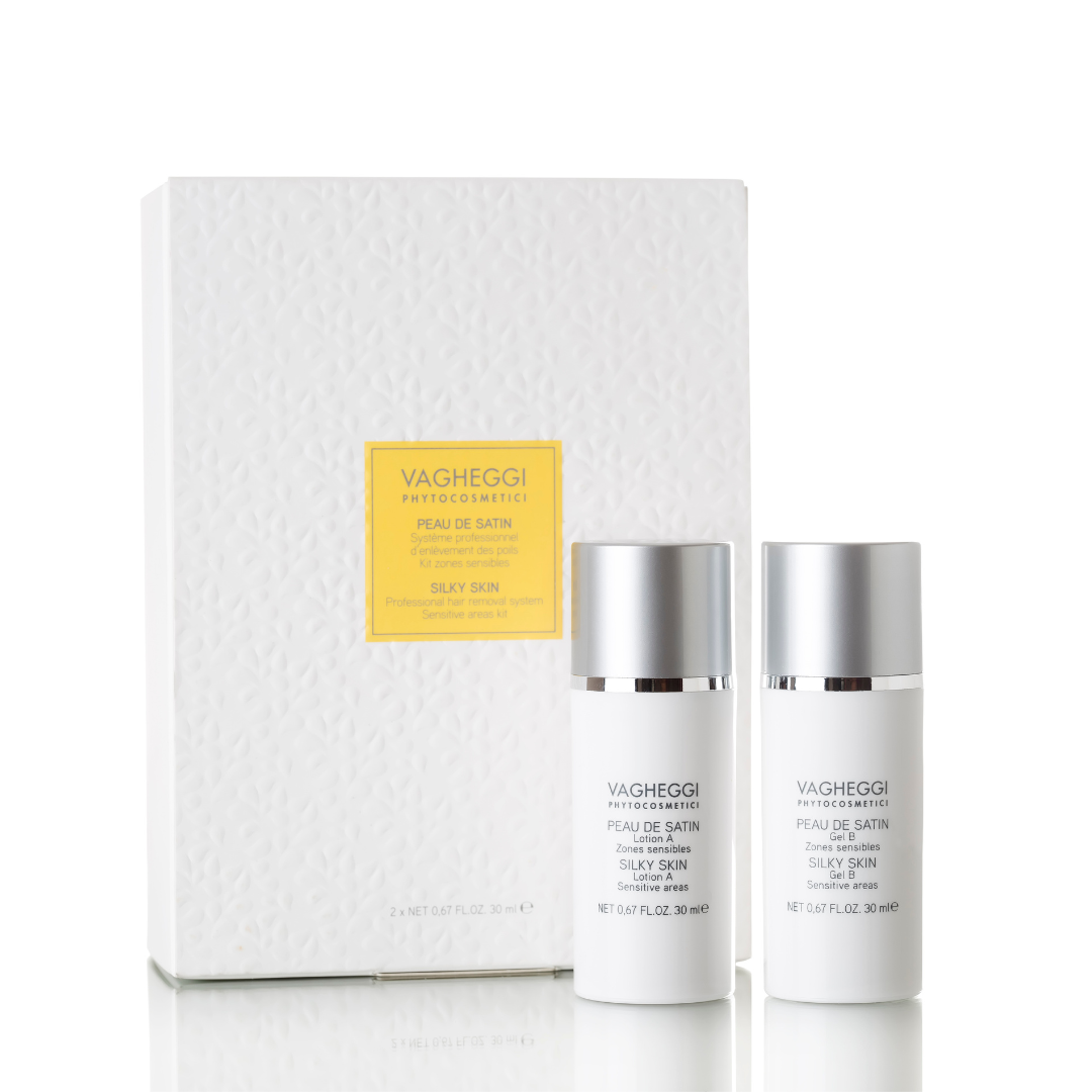 PEAU DE SATIN Face & Sensitive Areas Kit Lotion A 30 & Gel B 30 ml